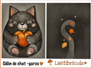 Mini câlin de chat garou