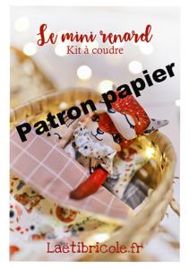 Le patron papier Mini Renard