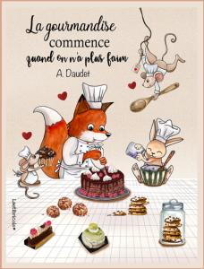 Torchon le renard gourmand