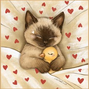 Coupon coussin le chat siamois